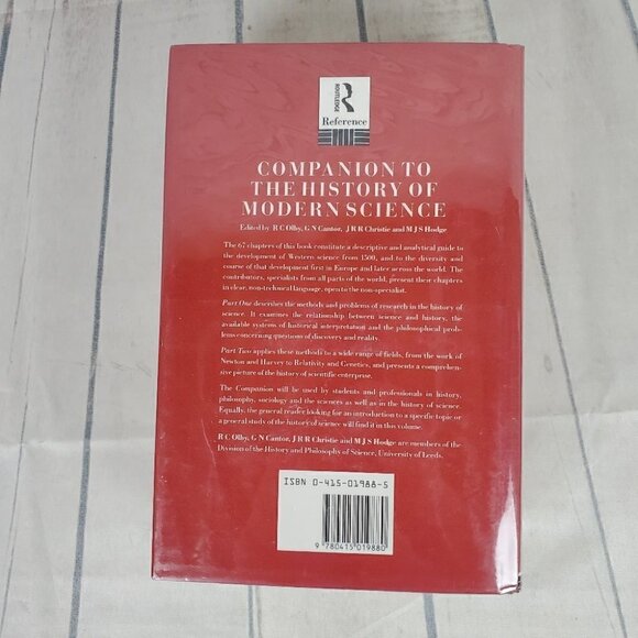 Vintage 1990 Companion to the History of Modern Science Hardcover - Picture 12 of 13